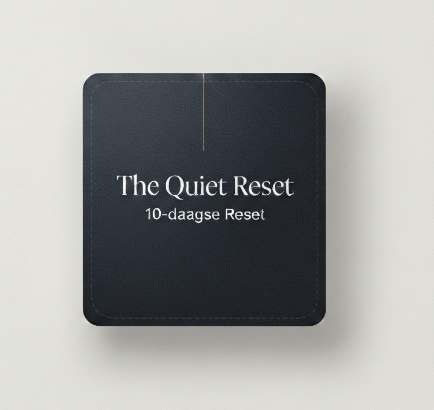 The Quiet Reset - 10-daagse Reset product cover